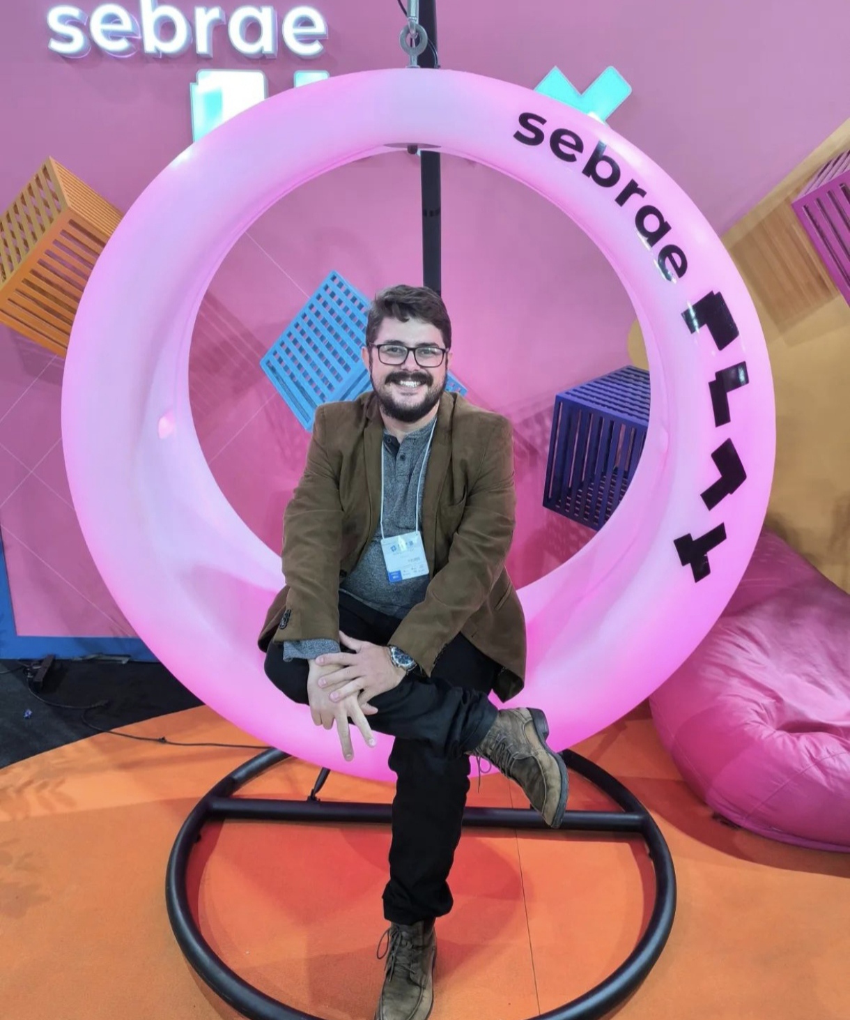 Pedro Andrade, consultor empresarial, em evento do SEBRAE